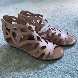 Esprit women’s nude casual wedges size 7